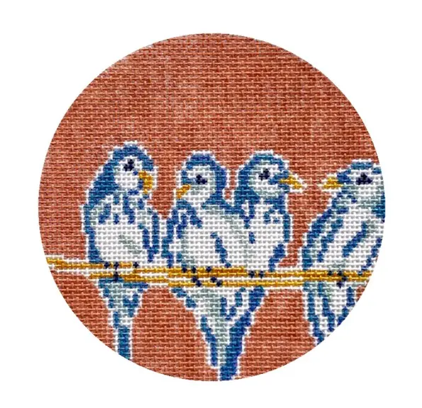 24Dd Twelvetide In Color - Four Colly Birds 1