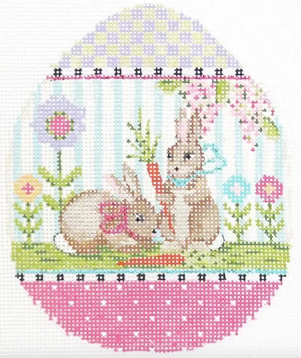 Kea05 Pair O' Bunnies Egg 1