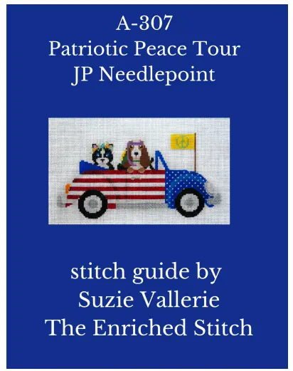 A307 Pets On Patriotic Tour Stitch Guide 1