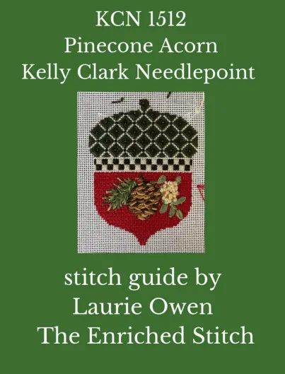 Kcn1512 Christmas Pinecone Acorn Stitch Guide 1