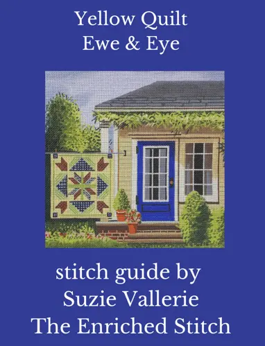 Ewe-627 Yellow Quilt Barn Stitch Guide 1