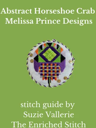 H286 Abstract Horseshoe Crab Stitch Guide 1