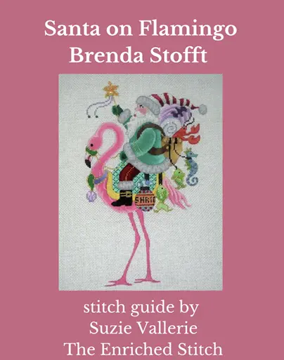 B-114 Santa On Flamingo Stitch Guide 1