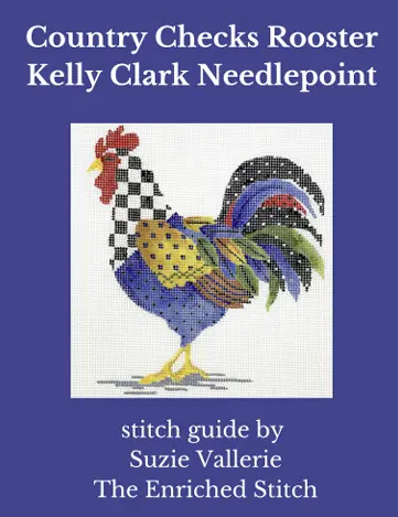 Kcn498 Country Checks Rooster Stitch Guide 1