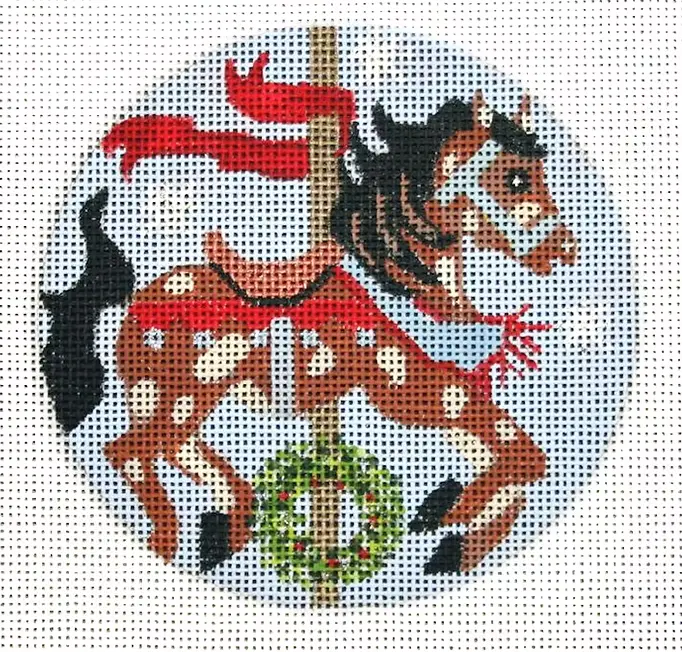 A143 Christmas Carousel Horse 1