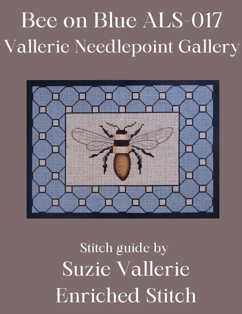 Als-017 Bee On Blue Stitch Guide 1