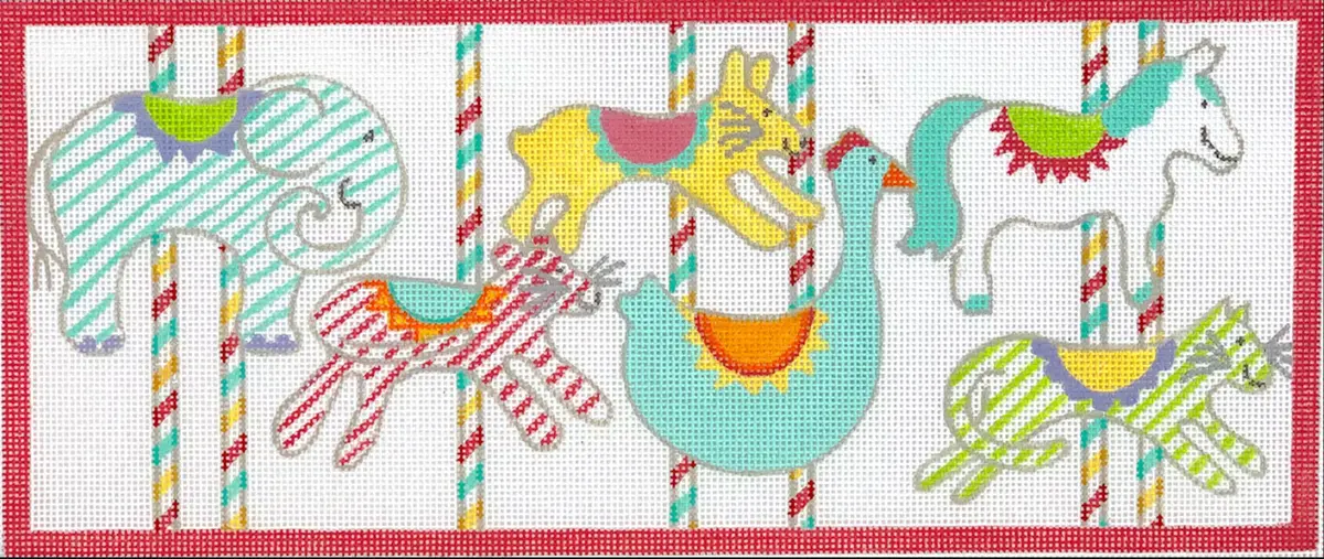 Jw-Pl-15 Carousel Animals 1