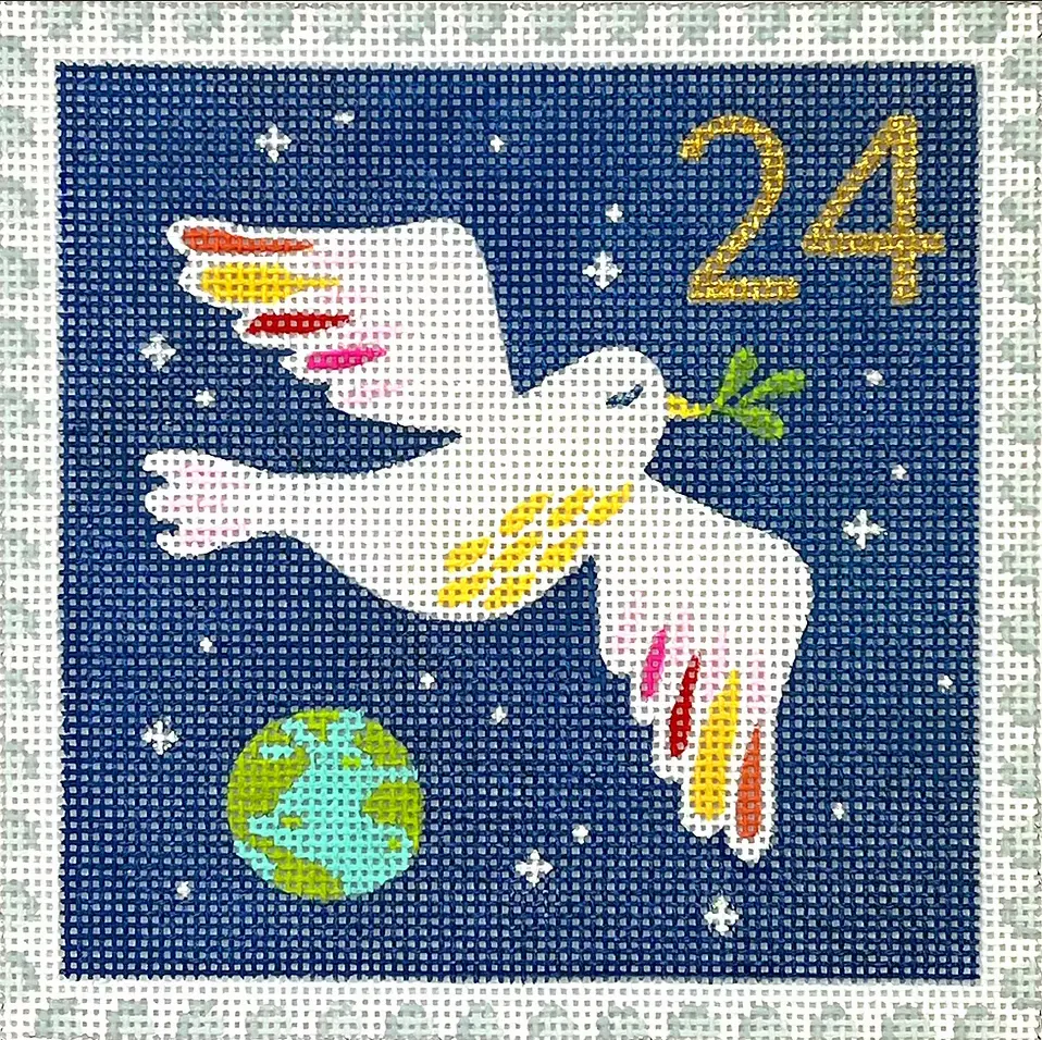 Kh-Pl-24 Advent Stamp - Peace On Earth 1