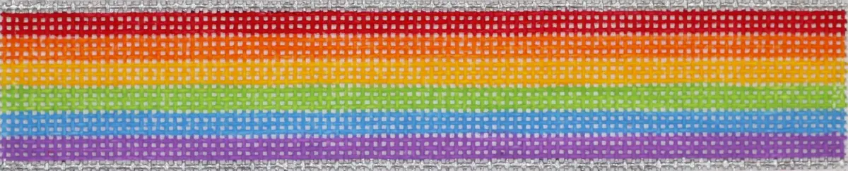 Kf-33 Rainbow Stripes Key Fob 1
