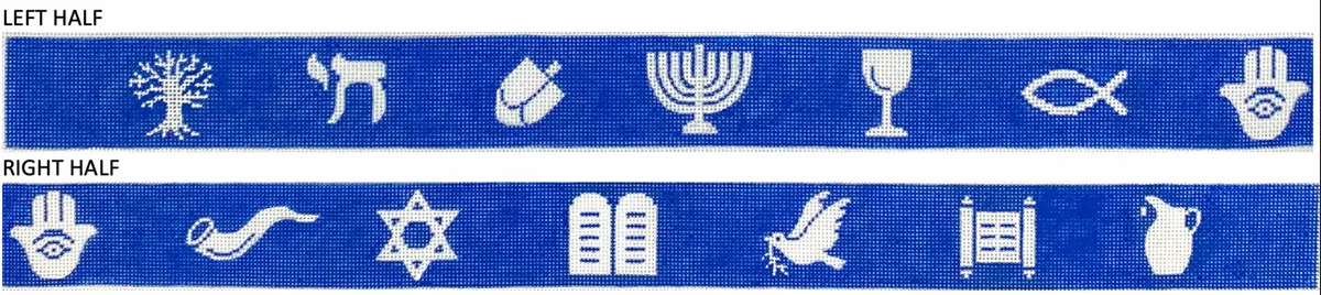 Bl-89 Jewish Symbols Belt 1