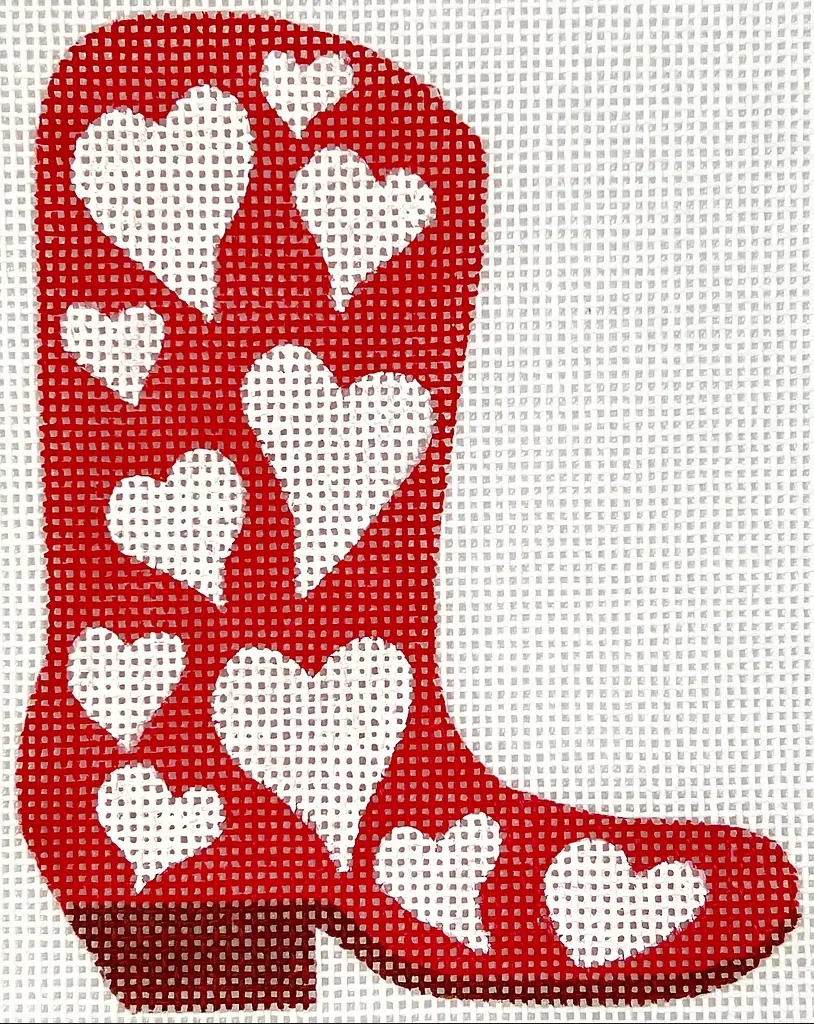 Om-378 Hearts Mini Cowgirl Boot 1