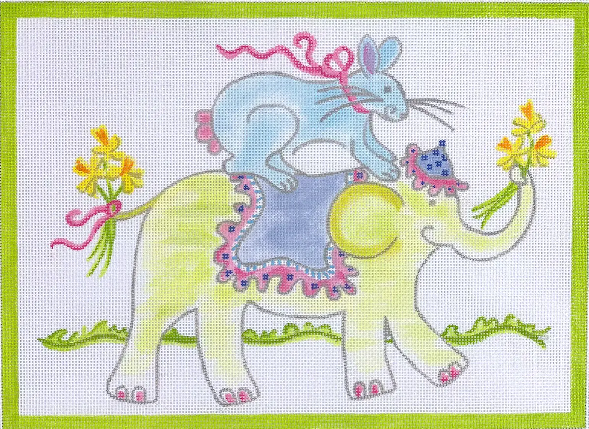 Jw-Pl-14 Bunny Riding On Elephant 1