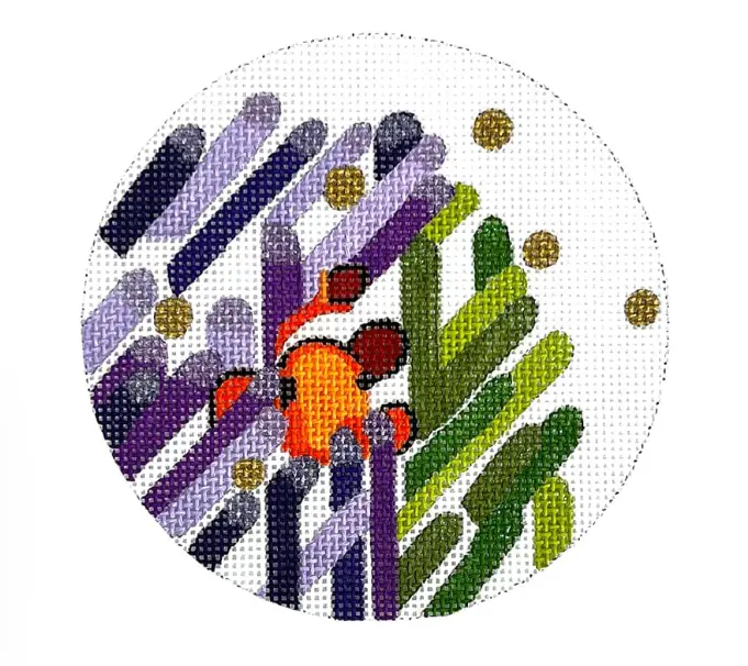 H239 Abstract Clownfish And Anemone 1
