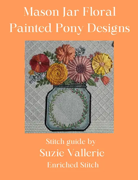 Mason Jar Floral Stitch Guide 1