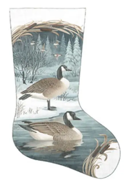 Ttaxs317 Canadian Geese Stocking 1