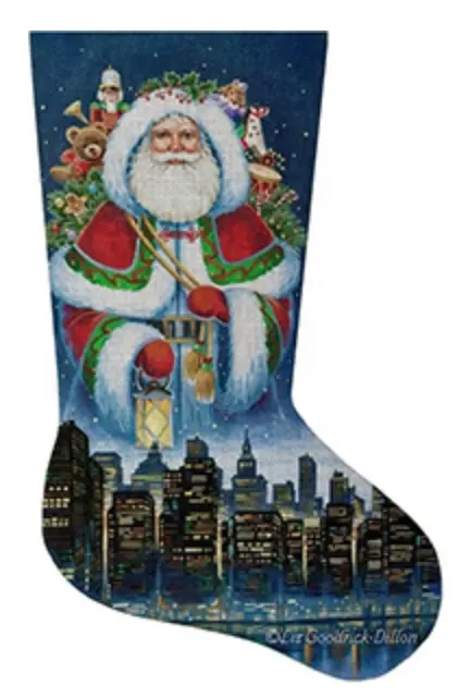 Ttaxs492 Spirit Of Christmas City Stocking 1