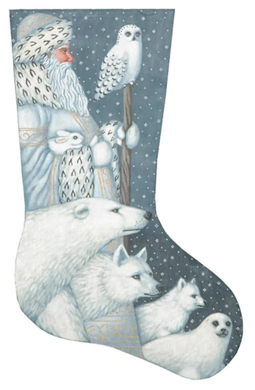 Ttaxs266 Arctic Santa Stocking 1