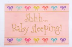 Srd-146P Shh.. Baby Sleeping Pink 1