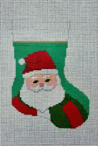 5471 Scarf Santa Mini Stocking 1