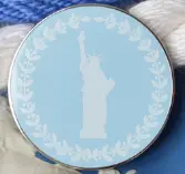 Lady Liberty Cameo Needle Minder 1