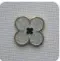 Silver Glitter Clover Needle Minder 1
