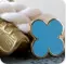Empire Turquoise Clover Needle Minder 1