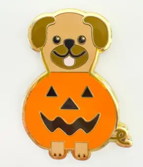 Pug In A Pumkin Needle Minder 1
