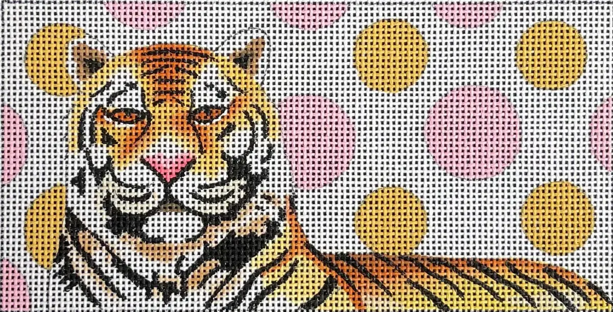 In580 Tiger On Polka Dots 1