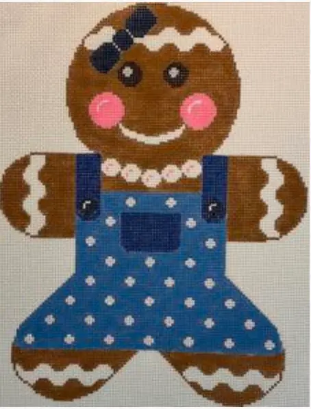 Rd507 Giant Gingerbread Girl - Blue 1