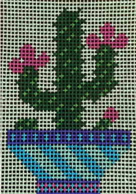 Sl-502 Cactus Dish Stitchin Little 1