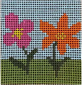 Sl-03 Two Blooms Stitchin Little 1