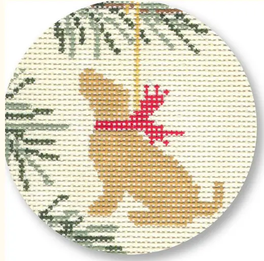 Lm-Xo07 Christmas Yellow Lab Round 1