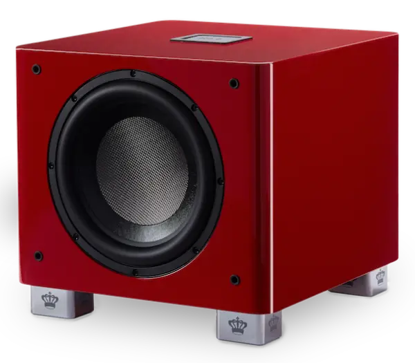 Rel Acoustics T/9X Piano Red Subwoofer 1