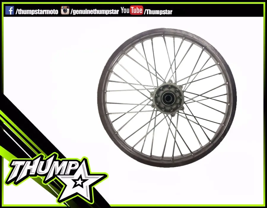 3396 | Alloy Front Wheel Complete  21" | X3 Black 1