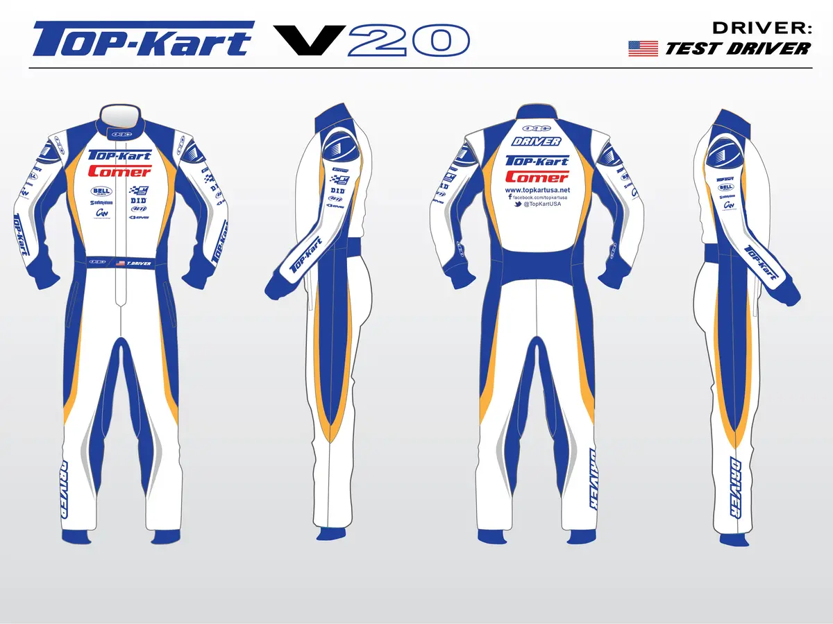 2020 Top Kart Racing Suit 1