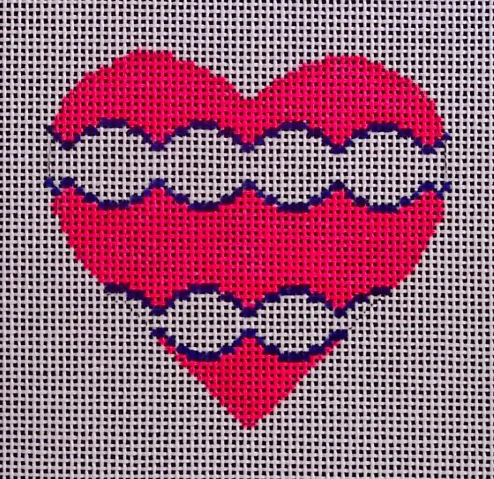 H-64 Bright Pink Heart 1