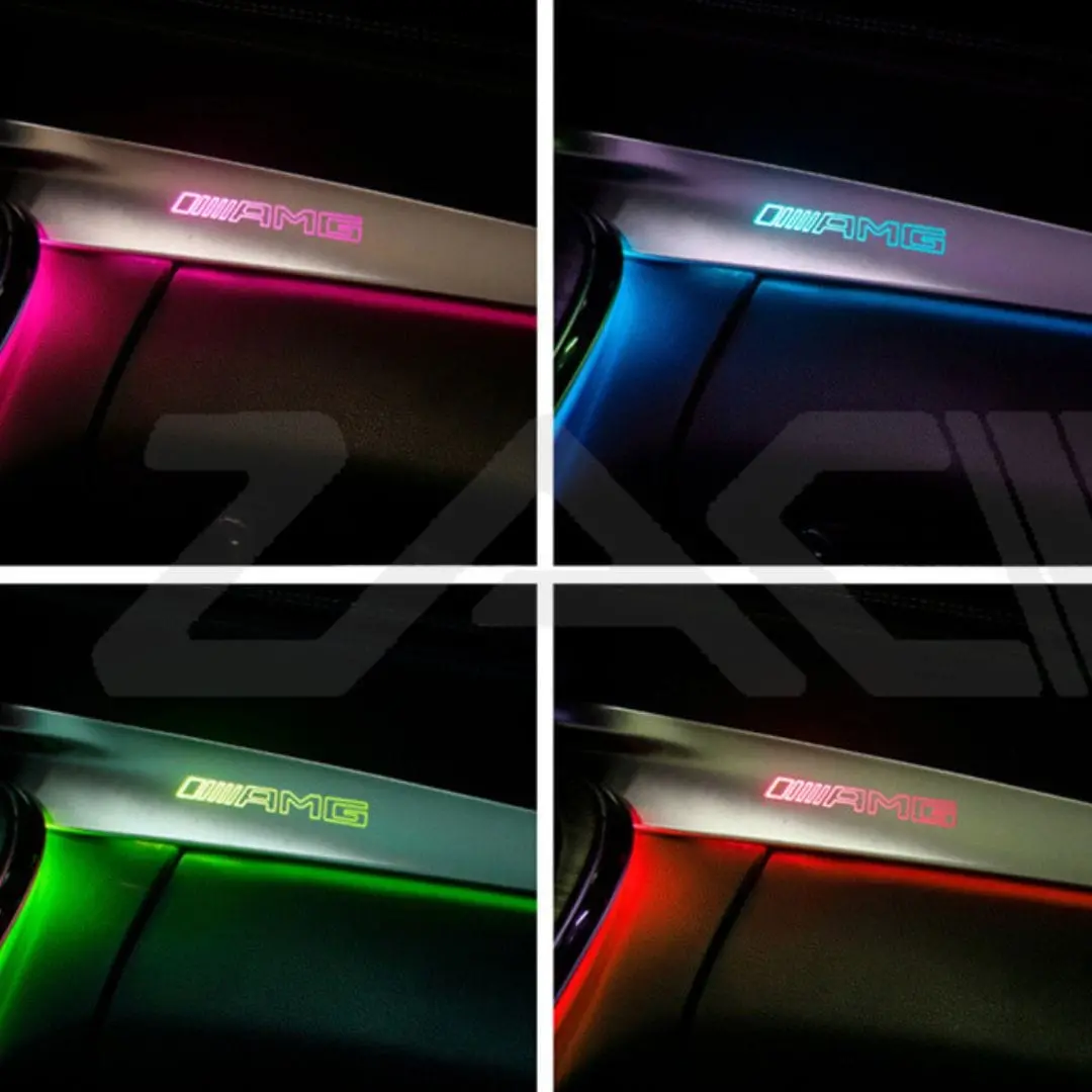 C Class Co-Pilot Ambient Light Upgrades (W205) 1