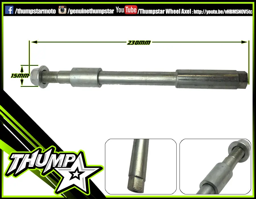 7619 | Axle | Motard | 15Mm | Adj Front Forks 1