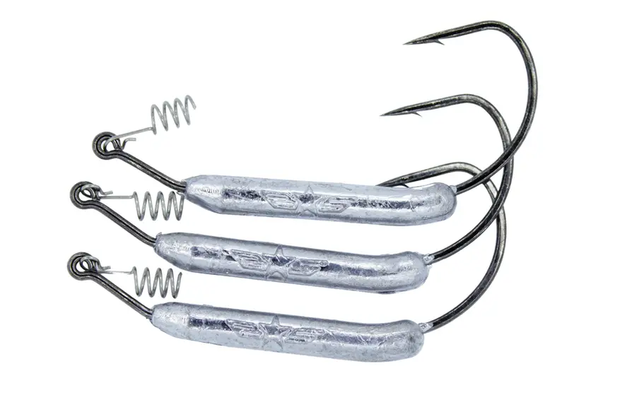 Battlestar Rib Bait Hook And Weight (3Pcs) 1