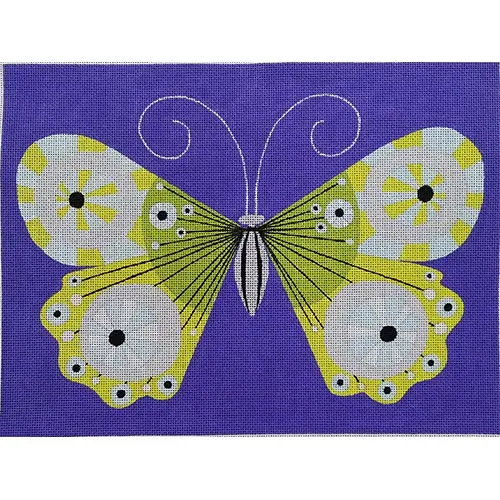 Ze867 Green And Gray Butterfly 1