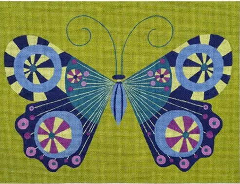 Ze868 Teal And Midnight Butterfly 1