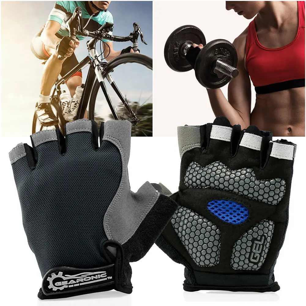 Anti-Slip  Sports Shock-Absorbing Riding Biking Cycle Gloves 4