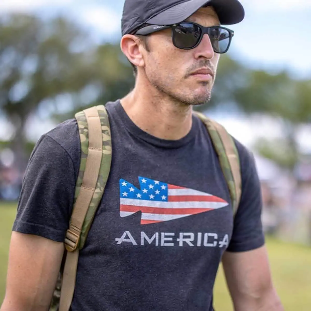 America Tee - Tri-Blendx 1
