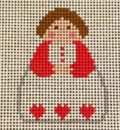 Si165-38 Angel With Red Hearts 1
