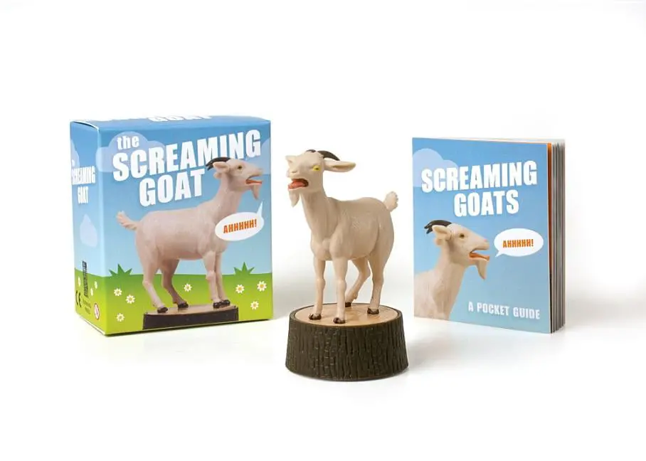 The Screaming Goat Book & Figure Pap Toy Edition Paperback 32 Pages Humor Gift 1