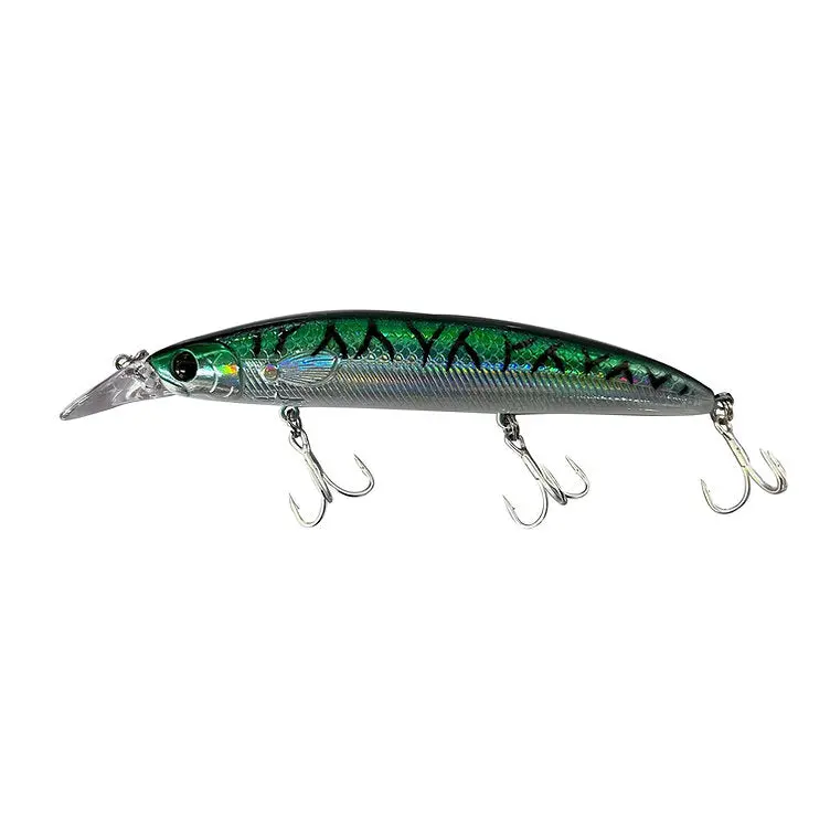 Battlestar 115Mm Halibut Jerk-Bait Glow Green Mack 1