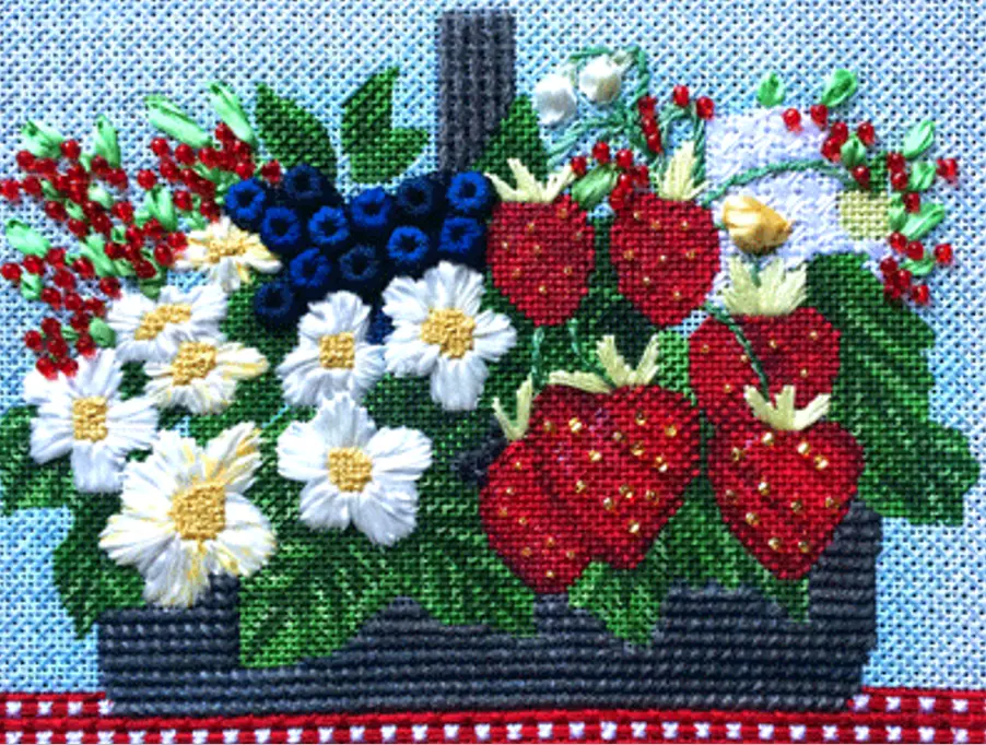 Petite Berry Basket Stitch Guide 1