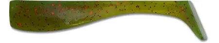 2" Big Hammer Swimbait Motor Oil Red (10 Pack) 1