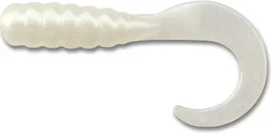 Big Hammer 1 3/4" Great White Pearl Grub (25 Pack) 1
