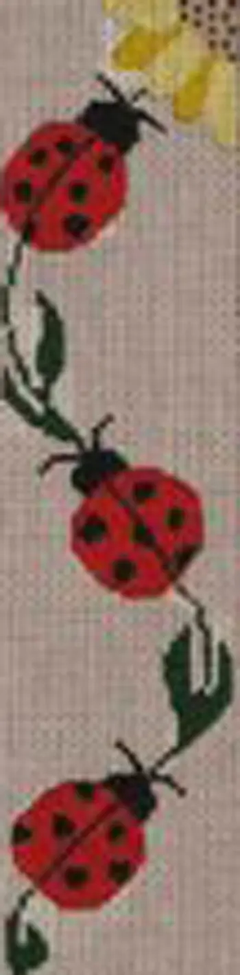 Bkm104 Climbing Red Ladybugs Bookmark/Key Fob 1